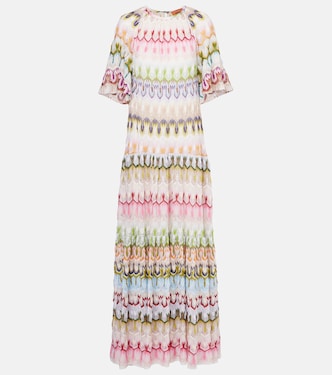 Maxikleid aus Häkelstrick | Missoni