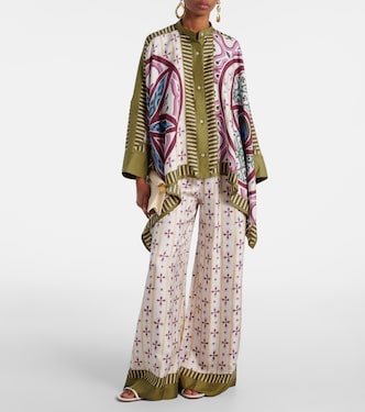 Chemise Foulard imprimée en soie | La DoubleJ