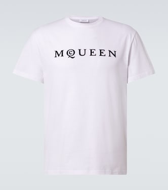 Bedrucktes T-Shirt aus Baumwolle | McQueen