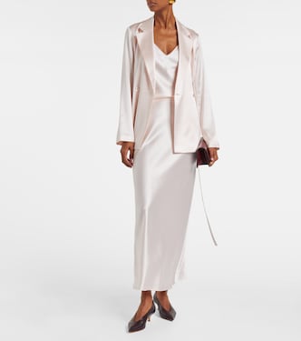 Isaak silk maxi skirt | Joseph