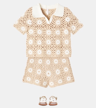 Shorts Cascadian aus Häkelstrick | Zimmermann Kids