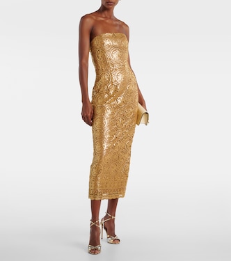 Leila guipure lace midi dress | Emilia Wickstead