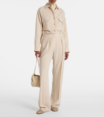 Chemise en lin et laine mélangés | Loro Piana