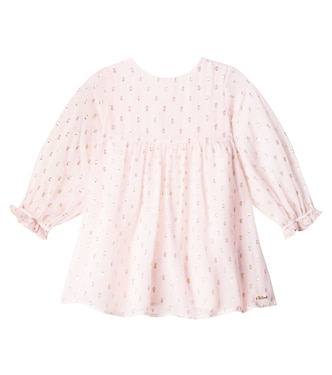 Baby Kleid aus einem Seidengemisch | Chloé Kids