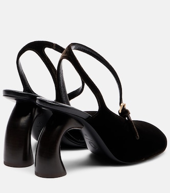 Slingback-Pumps 95 aus Samt | Dries Van Noten