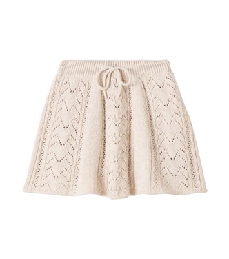 Falda Lila de punto calado | The New Society