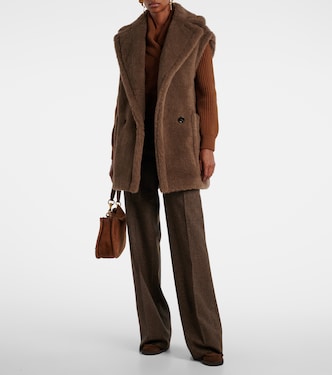 Veste sans manches en alpaga, laine et soie | Max Mara