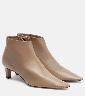 Ankle Boots Carla 45 aus Leder | The Row