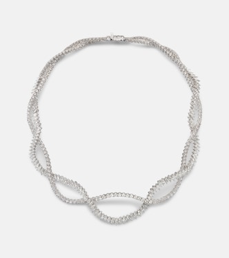Y-Couture 18kt white gold necklace with diamonds | Yeprem