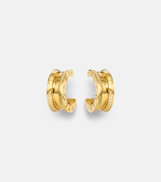 Ohrringe B.zero1 aus 18kt Gelbgold mit Diamanten | Bvlgari