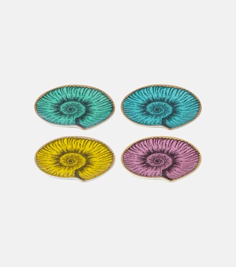 Set de 4 dessous de verre Sirena en porcelaine | Jonathan Adler