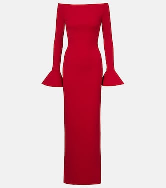 Anica off-shoulder gown | Solace London