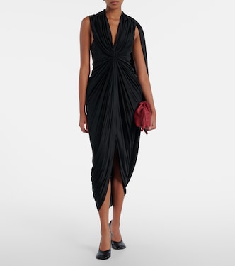 Draped midi dress | Loewe