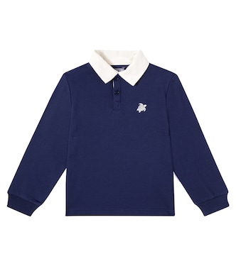 Embroidered cotton polo shirt  | Vilebrequin Kids