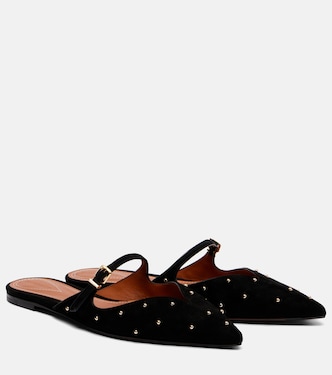 Aura studded suede mules | Zimmermann