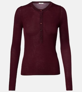 Wool Henley shirt | Chloé