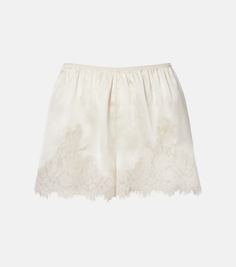 Iona lace-trimmed silk shorts | Dôen
