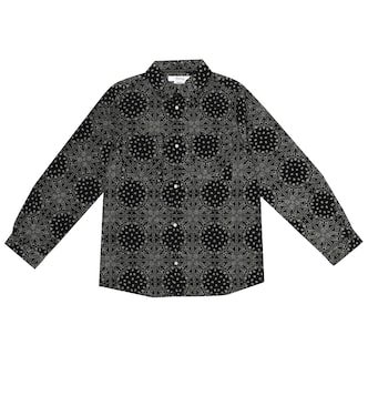 Chemise Paul imprimée en velours côtelé de coton | Bonpoint