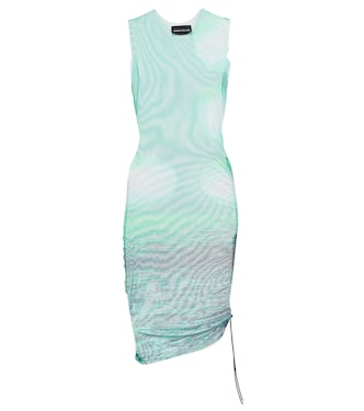 Heatwave printed mesh minidress | Louisa Ballou