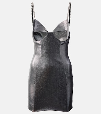 Embellished coated minidress | Area