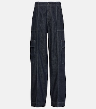 x EmRata Amia high-rise cargo jeans | AG Jeans