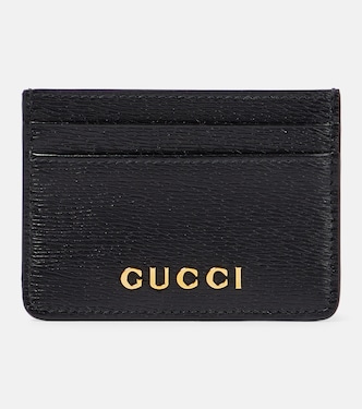 Kartenetui Gucci Script aus Leder | Gucci