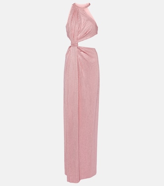 Verzierte Robe aus Jersey | Area