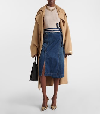 Denim wrap skirt | Sportmax