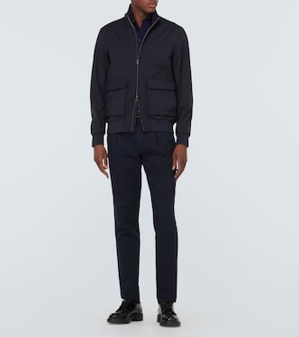 Virgin wool bomber jacket | Herno