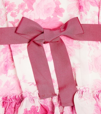 Bedrucktes Kleid aus Georgette | Monnalisa