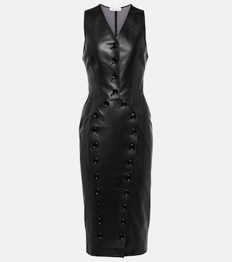 Midikleid aus Leder | Alaïa