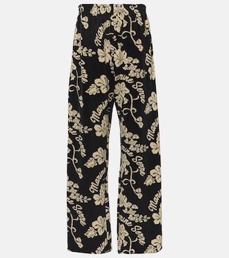Pantaloni sportivi in jacquard di misto cotone | Marine Serre