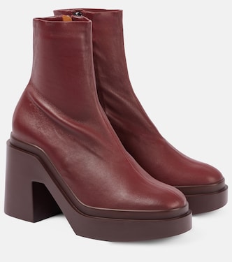 Botines Nina de piel con plataforma | Clergerie