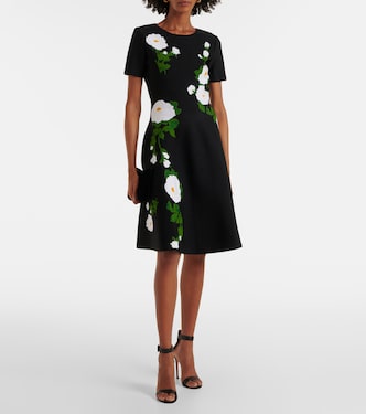 Abito midi in jacquard | Carolina Herrera