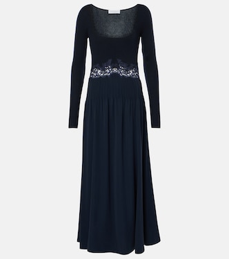 Maxikleid Prior aus Seide mit Spitze | Gabriela Hearst