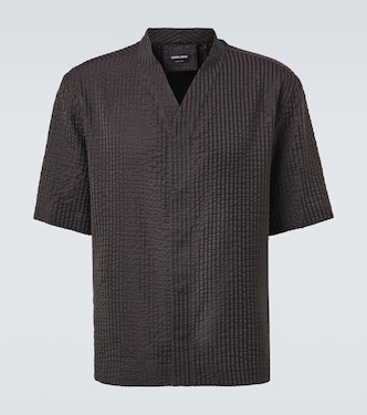 Cotton and silk-blend shirt | Giorgio Armani