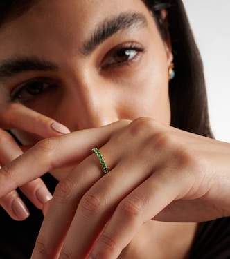 Bague Forever Birthstone en or 14 ct et émeraudes | Stone and Strand