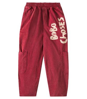 Logo cotton-blend cargo pants | Bobo Choses