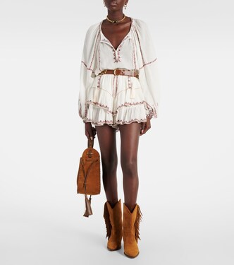 Shorts Jocadia in cotone con volant | Marant Etoile
