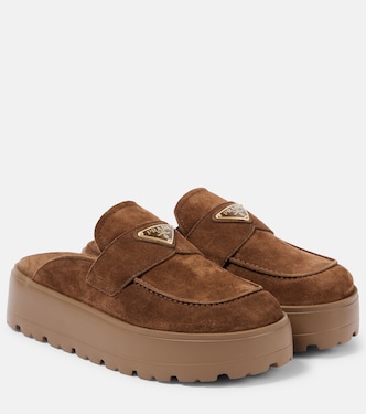 Suede mules | Prada