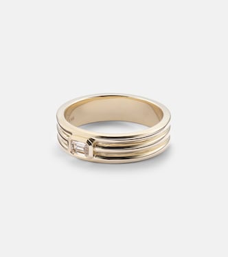 Ring aus 14kt Gelbgold mit Diamanten | Stone and Strand
