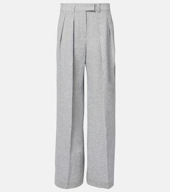 Weite Hose aus einem Leinengemisch | Brunello Cucinelli