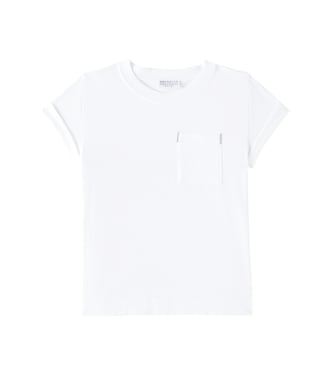 T-Shirt aus Baumwolle | Brunello Cucinelli Kids
