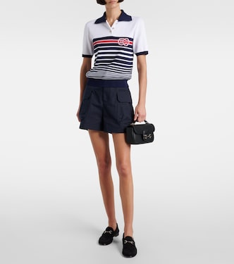 Polo de algodón en intarsia | Gucci
