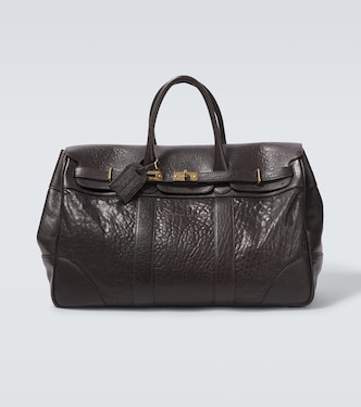 Leather travel bag | Brunello Cucinelli