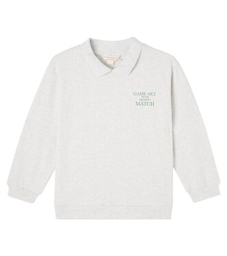 Spotty cotton polo shirt | Konges Sløjd