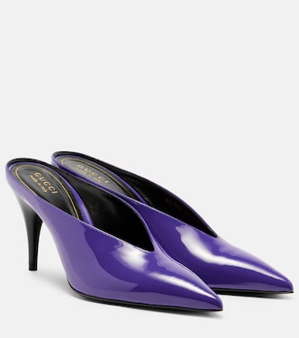 Patent leather mules | Gucci