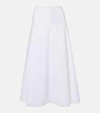 Triangle cotton-blend midi skirt | Jacquemus
