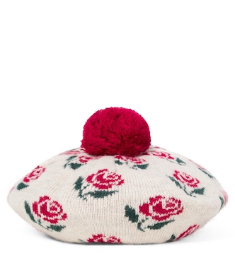 Belou floral wool-blend beret | Konges Sløjd