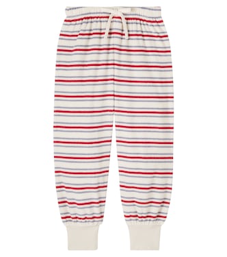 Itty striped cotton-blend terry sweatpants | Konges Sløjd